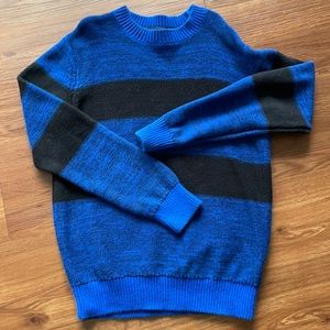 Boys gap sweater. Never worn. Blue / Black marled